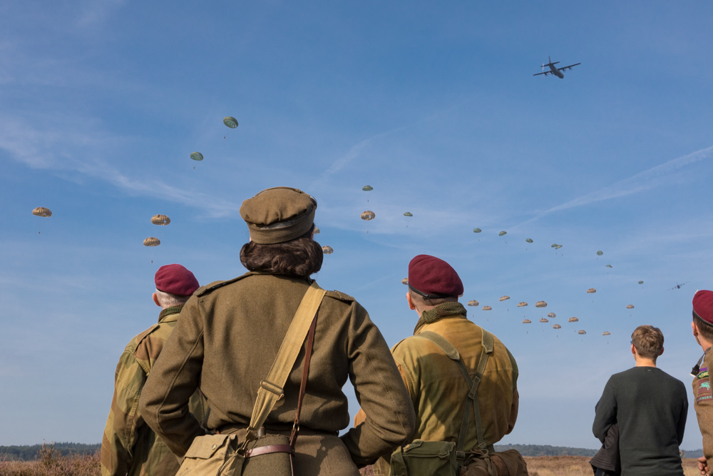 Luchtlandingen en herdenkingen Ginkelse Heide